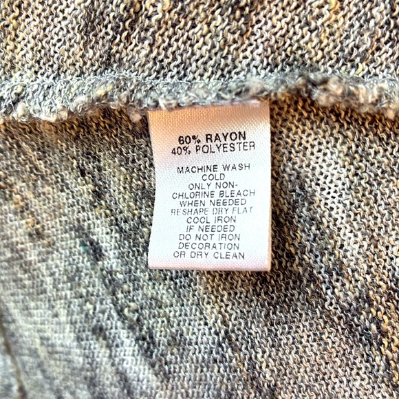 LOFT Heather Gray Women's Cardigan Sweater Medium - Picture 7 of 7